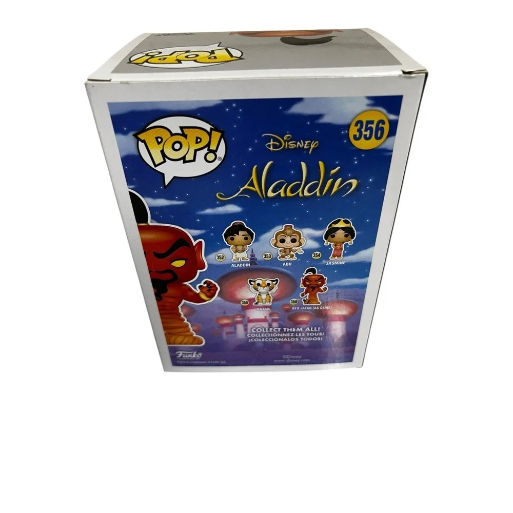 Funko Pop! Disney Aladdin #356 Red Jafar As Genie - GLOW CHASE‎ Limited Vaulted